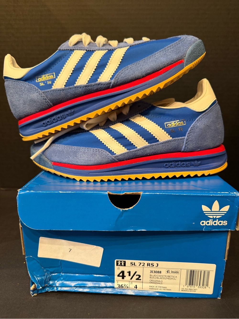 adidas SL 72 RS Retro Sneakers SIZE 5.5W/4.5Y
